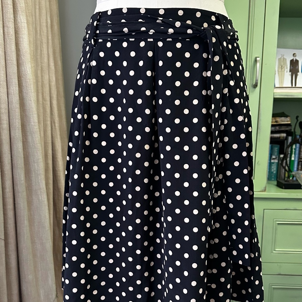 Mulberry Silk Polka Dot Skirt